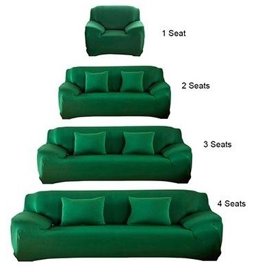 Sofa Cover Dark Green 1 Seat