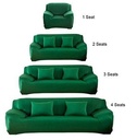 Sofa Cover Dark Green 4 Seats