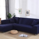 Sofa Cover Navy 2 Seats