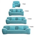 Sofa Cover Teal 2 Seats