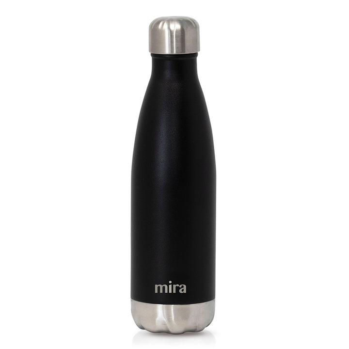 Mira Cascade Water Bottle - 17 oz (500 ml) - Black