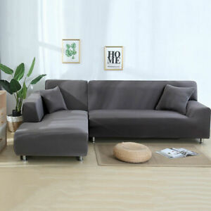 Sofa Cover Grey 2 Seats