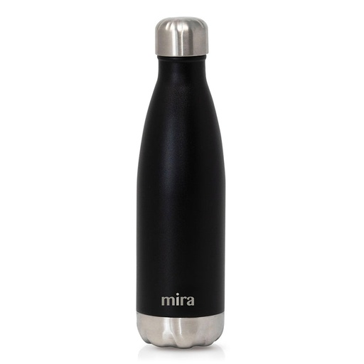[MR-CC500P-BK] Mira Cascade Water Bottle - 17 oz (500 ml) - Black