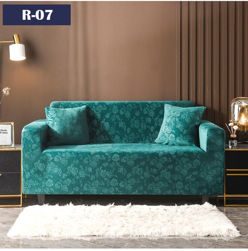 [SF-DesignGreen-2] Sofa Cover Design Green 2 Seats