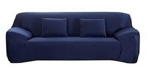 Sofa Cover Navy 2 Seats