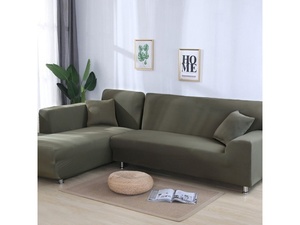 Sofa Cover Olive Green 2 Seats
