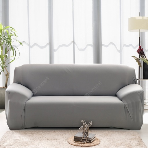 [SF-LightGrey-4] Sofa Cover Light Grey 4 Seats