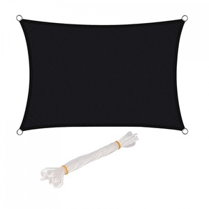 Polyester Sunshade Sheet Black Color 3M x 3M 160GSM